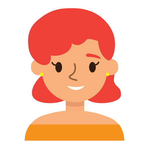 avatar face girl female woman profile smiley happy people icon 181656.png